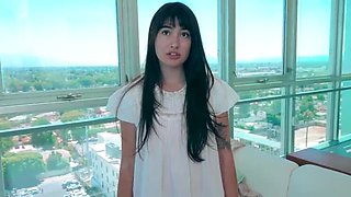 Step Sister Breeding - Religious Brunette Gets Face Fucked & Deep Throat POV