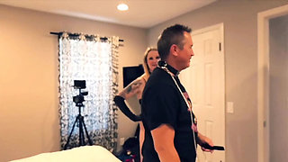 Kora Bell Femdom: Mistress Domination with Atlas TripleX - Blonde MILF BDSM, Facesitting & CFNM Fuck