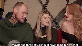 Innocent Roommate Says Yes to Her First Threesome with Us