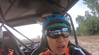 Off roading and Thai GF anal sex at home