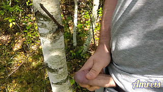 Jerking off in the woods near the highway. I almost got caught!