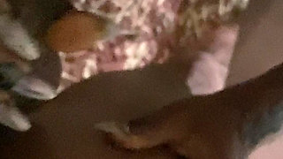 DSL Pink Lips Black 18 ur old Teen gives sloppy Head  To Hard BBC  Facefuck ebony  close up