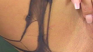 Mature Charn Is Your Sexy Secretary Today and She Wears a Skimpy Dress and Black Tights