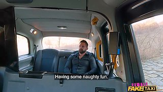 Angel Wicky’s Blonde Passion in Taxi with Heat