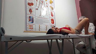 Jennyferpimentas Big Butt Gynecologist Fingers Ass and Pussy with Dildo Then Fuck