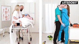 Well-made Eden Ivy and Jimmy Bud's scrubs fuck scene