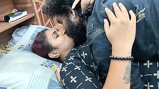 Indian Wife Feet Kiss & Boobs Suck – Desi Couple Sex