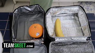 If you don't tell your dad i nailed the neighbour, i'll let you coat my face with your jizz