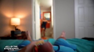 Blonde StepMom's Horny Getaway - Scott's Big Dick Makes Her Cum