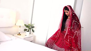 Real Indian Desi Teen Bride fucked in the Ass and Pussy on
