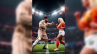 Rival Fans Public Pitch Sex Party