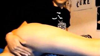 Emo Amateur Girl Masturbating on Webcam
