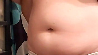 Bathroom Tit Play & Deep Side Fuck - He Scratched My Head Until I Came All Over His Cock