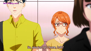 Shy wife melts for her husband's thick shaft and begs for deep sticky finish - Exclusive New Hentai (Subtitled)