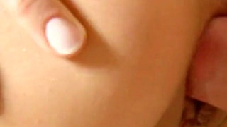 Skinny teen step sister secretly fucks stepbrother with step granny in bed