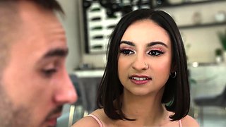 Brunette Hottie Hailey Rose Fucked After Worshipping