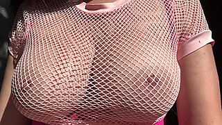 Italian Big Tits MILF Artemisia Love Showing Her Horny Big Tits Outdoor and Making Them Bounce