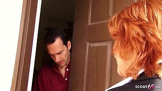 Curvy Redhead MILF Seduced by Neighbor for Rough Fuck - Full Movie