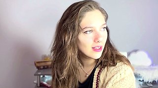 Busty amateur GF webcam solo