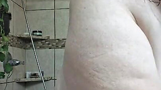 After a Hot Sshower Nurse Vicki Dries off and Does Some Other Grooming