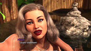 Granny House Sex: Thomas Fucks Nana Passionate 3D Hentai Night