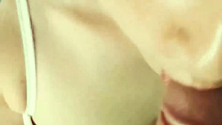 College Bith Love to Suck Cock Before Get Fucked