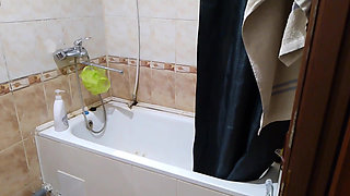 I Watch My Stepsister Wash Herself and See the Curves of Her Wet Body