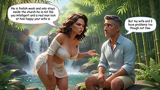 Unexpected Passion Awakens Grumpy Mother-in-law During Countryside Getaway Trip - Ai Generated