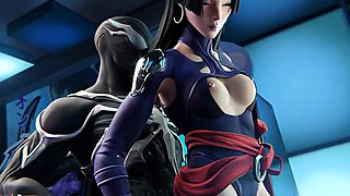 Psylocke Gets Pounded by Monster in Hardcore 3D Action