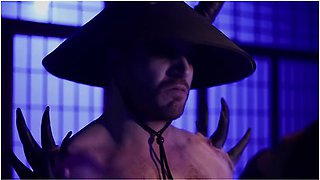 Real Life Hentai - Kitana Gets Jizzed By 2 Demons After A Huge Ninja Fight