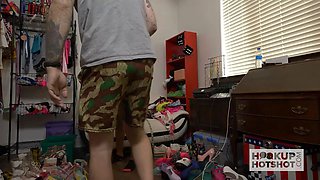 Shy Kitt Lacey Meets Up With Bryan Gozzling For Extreme Sex!
