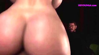 3D Hentai Sex: Evil Lady Dimitrescu Big Ass Anal Riding & Creampie - Resident Evil Anime Porn