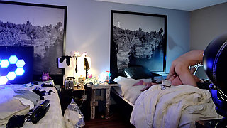 Take Her Doggy and She Leads Me to the Edge of the Bed, See What She Knocks off Bed, P in Her