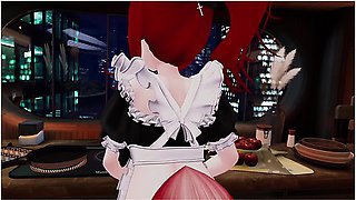 Filling Up Your Bunny Maid With Car Toon