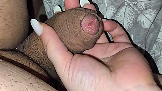 Step Mom Can't Resist Step Son Big Cock not handjob him in Share Bed
