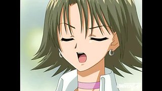 Uncensored Hentai: Horny Teen Boy Begs Busty MILF for Sex - Big Tits Anime