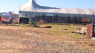 Pounding Vilu Vidish in the Public Toilet