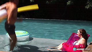 DOUBLE PENETRATION Pool Soiree - Milly Marks