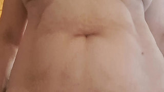 fucks a pillow, with hot movements