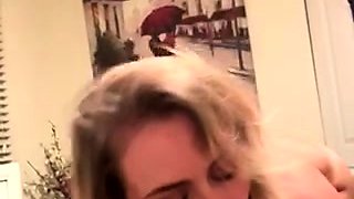 Big cock EXGF interracial busty geek coed blowjob