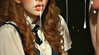Extreme Deepthroat Ending in Face Full of Cum