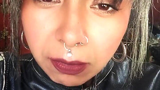 Inhale Slowly, Smoking Instructions in Leather.