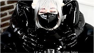 Rubber Maid Strapped To Chair And Vibrator Fixed