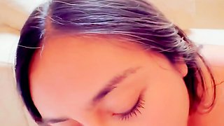 At home alone with him and me in a thong waiting to be