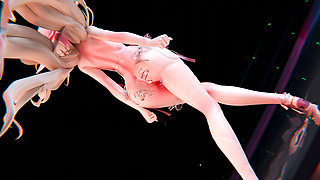 Phoebe Aoa Gorgeous Swimsuit Jumping Egg Stuffed Into Transparent Underwear Shiny Particle Special Effects