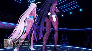 mmd r18 Karin & Asuna are the Baddest! sex dance ahegao ntr milf want to fuck hard big dilto 3d hentai