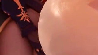 Jean and Barbara Getting Face Fucked by Favonius Knights Sex Animation Genshin Impact Orgy Blowjob