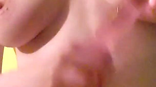 Rubi Doll Titty-fucks Her Dildo with Big, Natural Tits