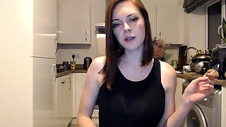 Cute blonde amateur webcam teen masturbating