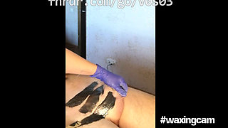 #205(2) Male Waxing. Smooth Penis and Scrotum